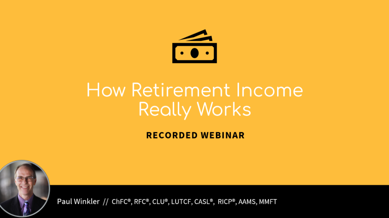 Retirement Income Recorded 2025